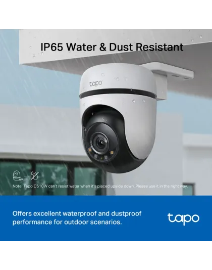 Caméra de Surveillance Extérieure 360° 2K - Tapo C510W