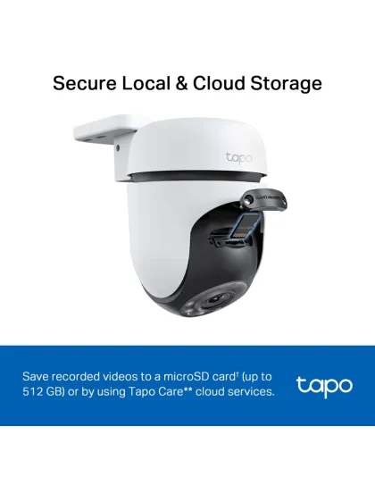 Caméra de Surveillance Extérieure 360° 2K - Tapo C510W