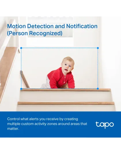 Caméra de Surveillance Intérieure 2K 3MP Connectée 360° - Tapo C210