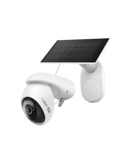 Caméra de Surveillance Solaire 4K Ultra HD IP65 &amp; 360° - Tapo C660 kit
